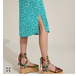 INC Women's Fletcherr Lace-Up Wedge Sandals